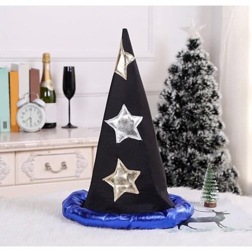 1 Piece Halloween Witch Hat Woolen Women Lady Made From Fashionable Sheep Wool Halloween Party hat festival party hat