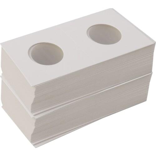 100pcs 2'x2' Stamp Square Coin Cover Holders Storage Cases 25 mm Coin Supply