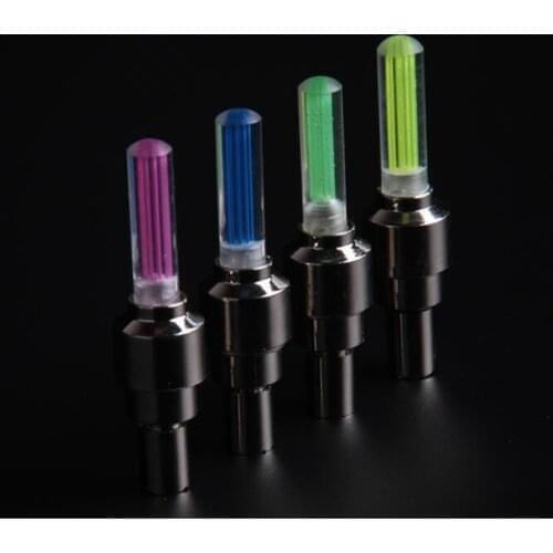 2pcs New Car Wheel Tire Valve LED Lights Auto Accessories for Ford Focus 2 3 4 Fusion Fiesta ranger mk2 mk3 mk4