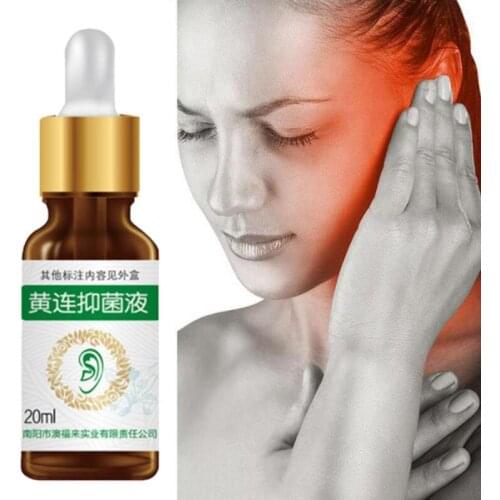 20ml Ear Acute Otitis Drops For Ear Tinnitus Sore Deafne Health Caring Chinese Herbal Medicine Ear fluid New 2021