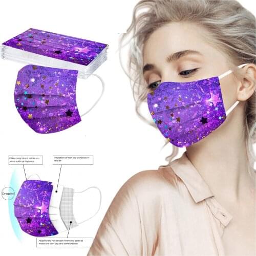 20/30PC Adult mascarilla cubrebocas Disposable Masks Skin Care Breathable 3 Layers Mouth Face Masks facemasks mascherina maske