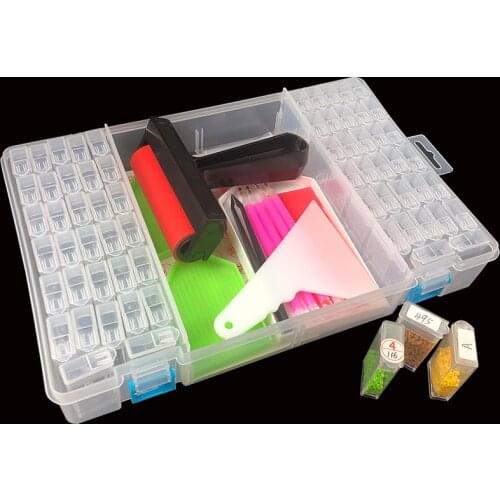 5D Diamond Painting Tools and Accessories Kits Roller pen Clay Tray stylo Diamond Embroidery Tray Box sets