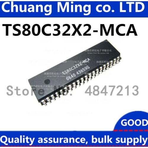 Free Shipping 10pcs/lots TS80C32X2 TS80C32X2-MCA TS80C32 DIP-40 IC In stock