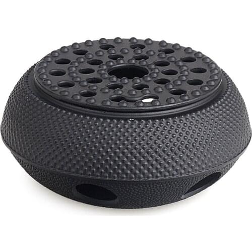 Cast Iron Burning Stove Alcohol Pot Furnace Carbon Charcoal Heating Teapot Copper Base Insulation