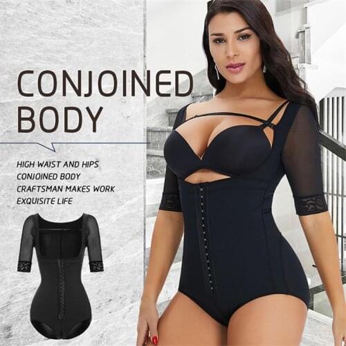 Body Shapewear Women Slimming Belly Sheath Flat Faja Reductora Open Bust Bodysuit Waist Cincher Shaper Compression Underwear