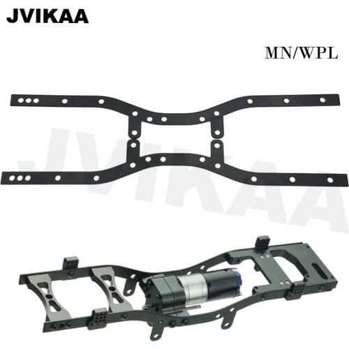 Metal Chassis Beam Girder Side Frame Chassis for WPL C14 C24 C24-1 1/16 RC Car Upgrade Parts Accessories (2PCS)
