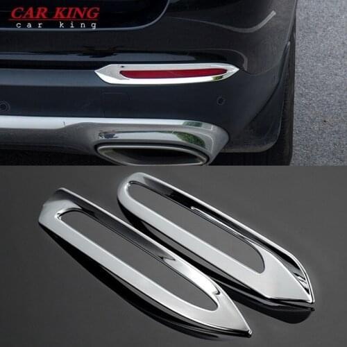 Rear Fog Lamp Cover Tail Light Taillight Trim Chrom Car styling Accessories for Mercedes Benz GLC X253 2015 2016 2017 2018 2019