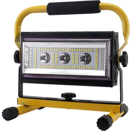 2018 new USB charging treasure dimmable work light flood light outdoor camping light portable portable lamp stall lamp