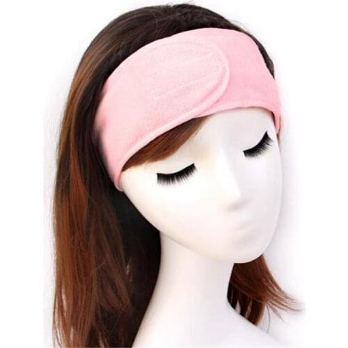 New Arrivals Women Cosmetic Mask Hair Accessories Width Headband Hair Styling Tool Fiber Washing Hair Bands For Girl