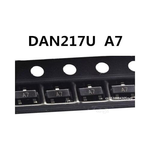 Original 100pcs/ DAN217U A7 SOT-323 80V/100mA