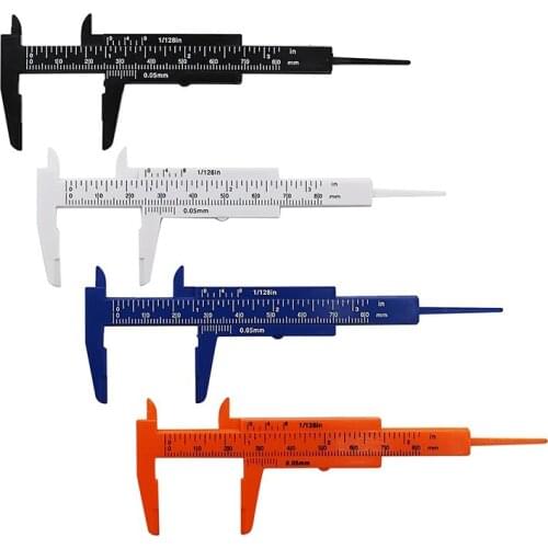 0-80mm Plastic Eyebrow Ruler Measuring Vernier Caliper Tattoo Microblading Caliper Ruler Permanent Makeup Measurement Tool