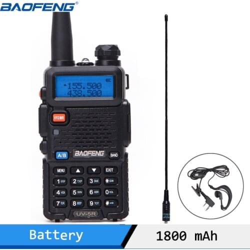 Baofeng UV-5R Portable Walkie Talkie UV5R CB Radio Station 5W 128CH VHF UHF Dual Band UV 5R Two Way Radio for Hunting Hiking