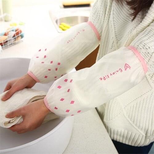 Simple Waterproof Arm Oversleeve Cute Sleeve For Household Use Antifouling Home Cleaning Kitchen Oversleeve Long Arm Sleeves