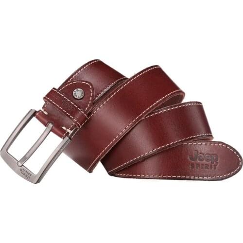 Luxury Genuine Leather Belt Men First Layer Cowskin Designer Waist Belt Business Casual Pin Buckle Mens Belt Ceinture Homme