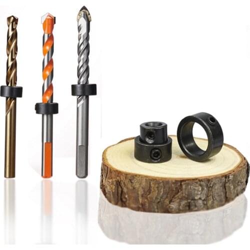 8PCS/Set 3-16mm Woodworking Drill Bit Locator Drill Bit Depth Stop Ring Locator Drill Bit Locator Wood Drill Bit Depth Stop Ring