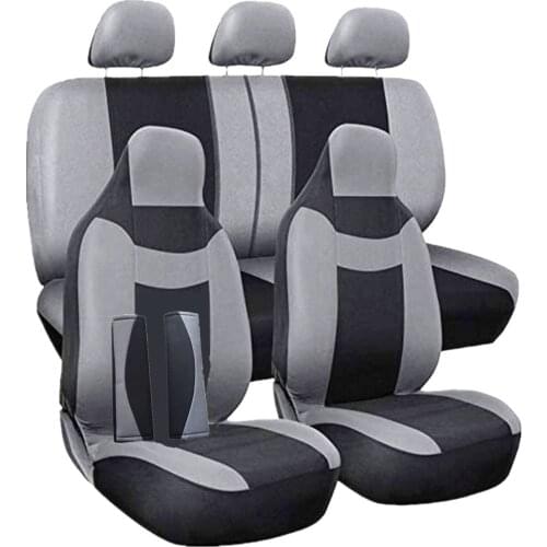 Universal Car Seat Cover 9 Set Full Seat Covers for Crossovers Sedans Auto Interior Styling