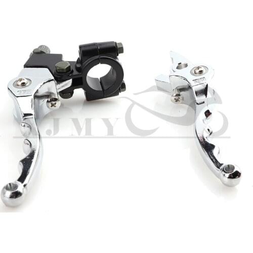 Universal 7/8 inch 22mm folding DROP adjustable handlebar left and right brake clutch lever off-road motorcycle modified parts