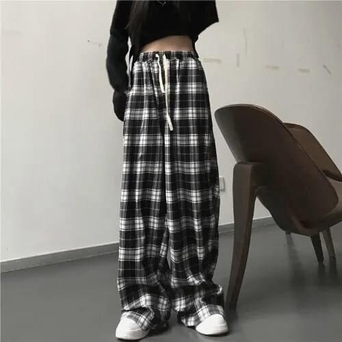 Yigelan Women's Plaid Trousers China