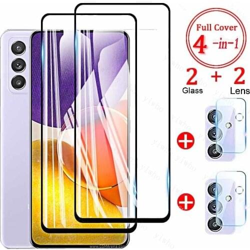 Protective Glass for Samsung Galaxy A82 6.7" SM-A826S for Sansung A 82 82a Quantum 2 2021 Screen Protectors Camera Lens Film