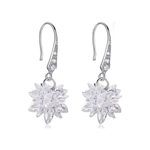 925 Sterling Silver Geometric triangle Earrings For Women Fashion Jewelry sterling-silver-jewelry pendientes