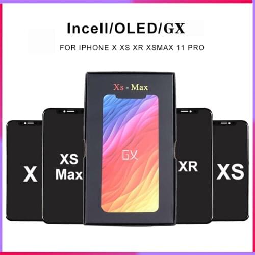 Gx Pantalla Oled Incell Lcd Display Voor Iphone X Xs Lcd Touch Screen Digitizer Vergadering Voor Iphonex 11 Pro xsmax Xr