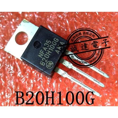 1Pieces New Original MBR20H100CTG B20H100G TO-220 In Stock Real Picture