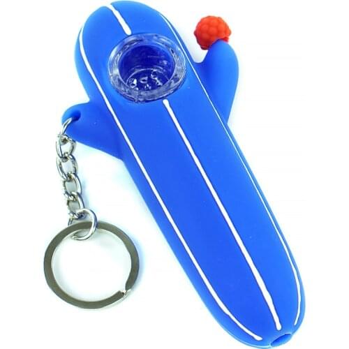 1pcs Silicone delicate Smoking Pipes Cactus Pipe Smoking shape Mini Pipe Tobacco Pipes for smoking Holder Mouthpiece