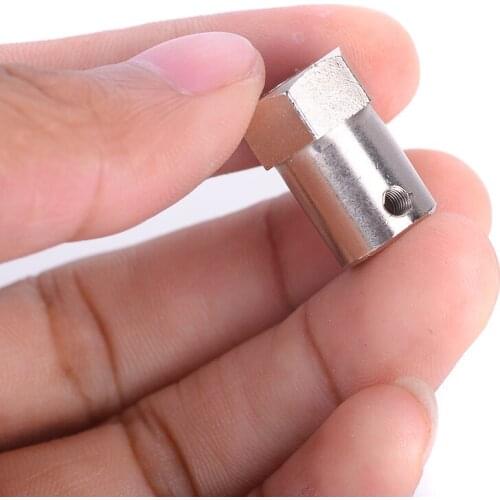 1pcs Iron Electroplated 3/4/5/6mm Shaft Hexagon Coupler for Connecting the Motor Shaft and The Hexagon Wheel of The Robot