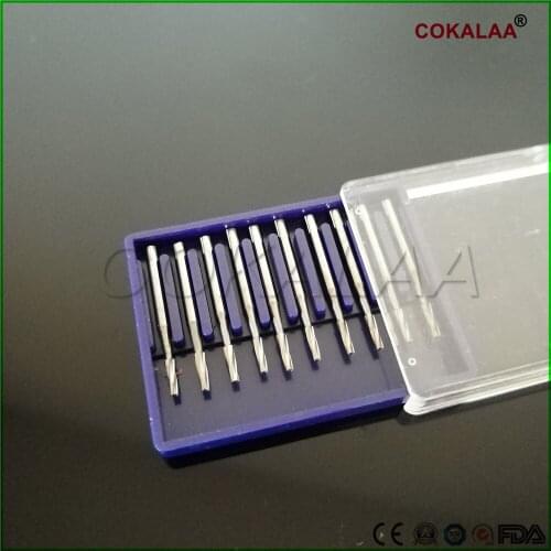 10 Pcs/lot Dental Trimming Finishing Carbide Bur Endodontic Drill For High Speed Handpiece Bit FG 170 Oral Care Tool