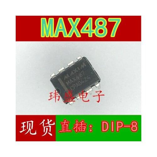 10pcs MAX487 MAX487 MAX487CPA MAX487EPA DIP8