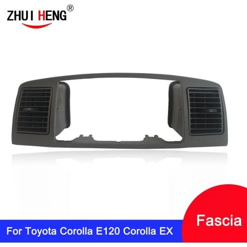 2 din Car radio Center Audio Radio GPS Plate Panel Frame Fascia Replacement For Toyota Corolla E120 Corolla EX BYD F3 Dash Kit
