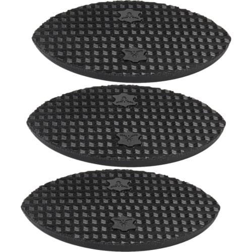3 Pair Heel Plates Shoe Heel Taps Tips Sole Heel Repair Pad Replacement