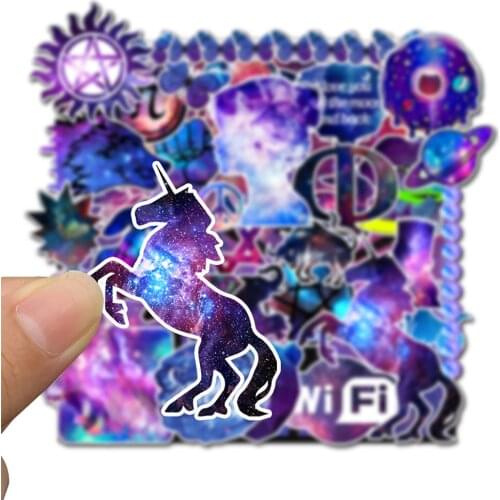 35 Non - Repetitive Starry Cartoon Stickers Graffiti Stickers Suitcase Skateboard Car Stickers Car Decorations