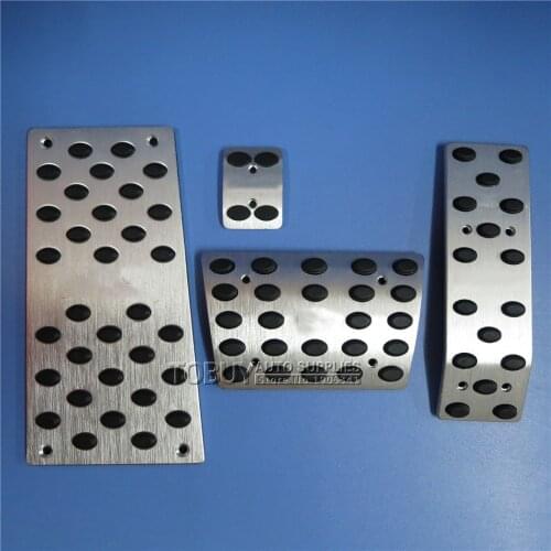 TTCR-II Car Accessory For Audi Q7 2006-2015 AT non-slip pedal,accelerator gas brake antiskid pedals pad,foot rest Plate Sticker