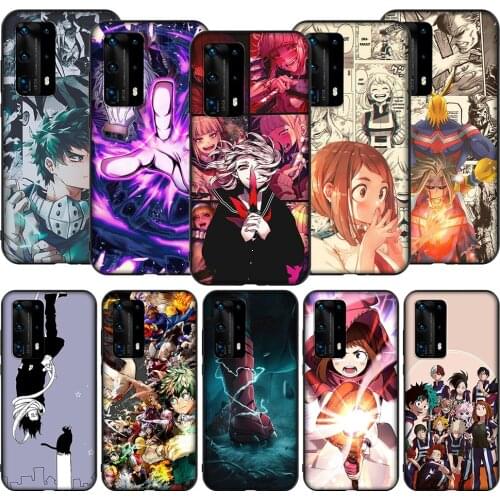 T130 My Hero Boku No Academia Case for Huawei P9 P10 P20 P30 P40 Y6 Y7 Y9 Lite Pro Max Prime Mini 2019