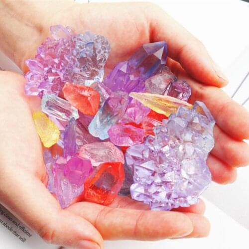 Agate Crystal Cluster Cavity Mold Quartz Geode Silicone Mold UV Resin Jewelry Molds Jewelry Tool Accessories Epoxy Resin Jewelry