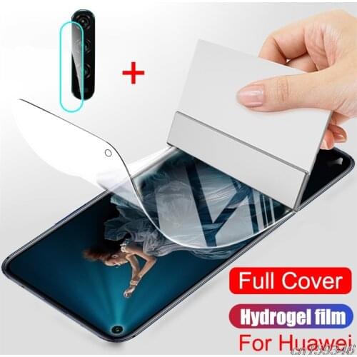 Soft Full Cover for Huawei Honor 7s 7x 7a pro 7c pro Hydrogel Film Phone Screen Protector Protective Film Camera Lens Glass