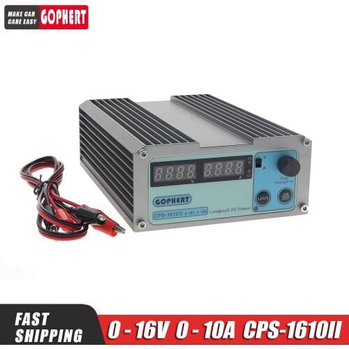 CPS 1610 Precision Compact Digital Adjustable Switching DC Power Supply OVP/OCP/OTP 16V 10A 110V 220V 0.01V/0.01A