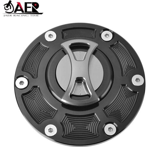 JAER Motocycle CNC Fuel Tank Cap Cover for Aprilia RSV 1000 RSV1000 Mille Shiver 750 RS125 RS250 Tuono 1000 Gas Oil Cover