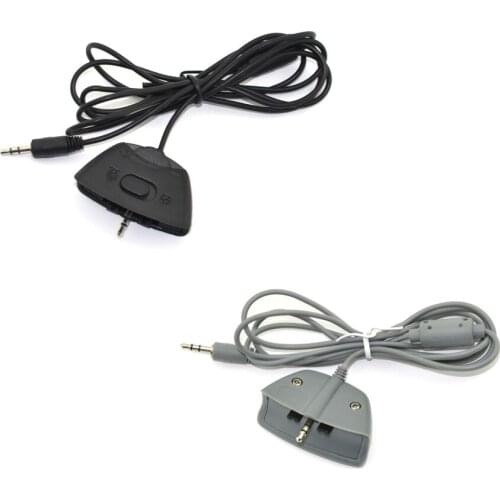 For Talkback Puck Cable for Microsoft Xbox 360 2.5mm to 2.5mm earphone conversion line Conversion Headset Adapter