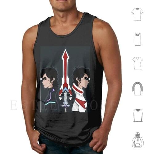 Two Masters Tank Tops Vest Sleeveless Kieth Kieth Voltron Galra Blade Of Marmora Voltron Dreamworks Netflix Red Lion