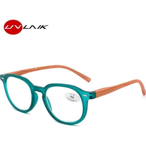 UVLAIK Fashion Plastic Reading Glasses Men Women Small Round Frame Rice Nails Eyeglasses Female Colorful Prescription Glasses