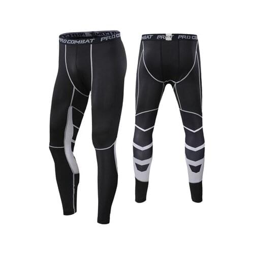 Mens Tights Compression Pants Running Leggings Men Sport Fitness Mens Leggings Tights Male Gym Skinny Trousers