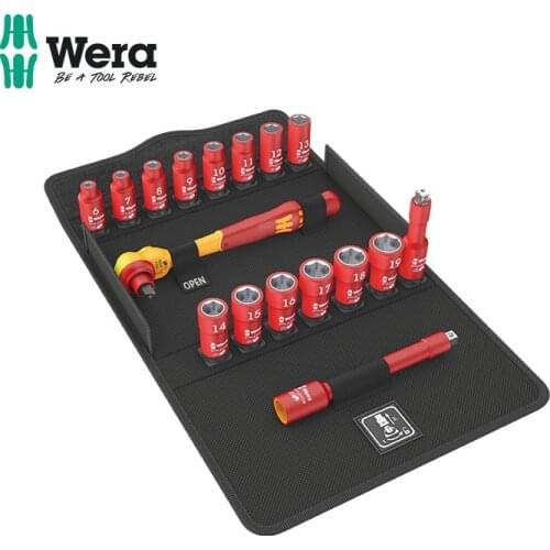 Germany wera Wera Hardware Repair Hand Tool 8100 SB VDE 3/8" Ratchet Wrench Insulation Set