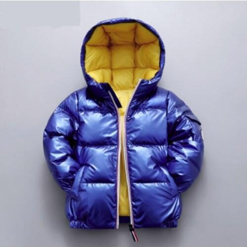 Boys Girls Down Parkas Winter Children Casual Thick Coat Hoodies For Bebe Infant Warm Outerwear Toddler Jacket Clothes Kids Tops