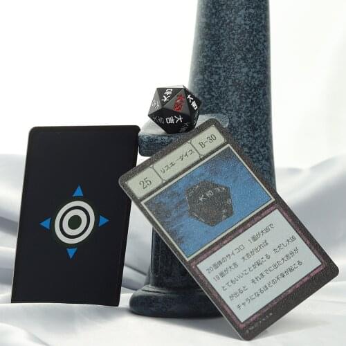 Anime Hunter x Hunter Cosplay Props Risk Dice G.I Card Greed Island Divination Fortune Telling Game Special Collection Fans Gift