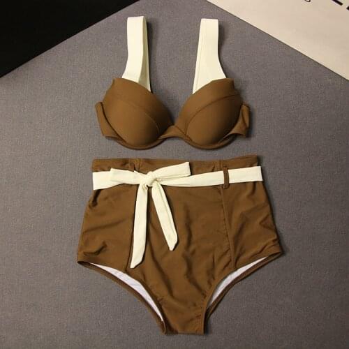 Sexy Swimsuit Thong Bikini Set Bandage Swimwear 2021 Biquini Bathing Suit Women Bikinis String Beachwear