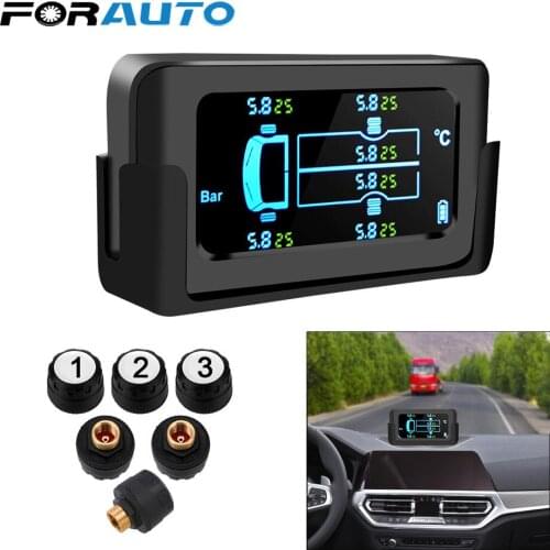 6 Sensors Truck TPMS Tire Pressure Monitoring System Digital Tyre Diagnostic On-board Kit Solar Caravan Bus Van Auto Accessories