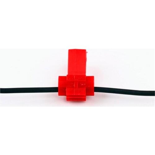 100pcs Red Scotch Lock Quick Splice 18-22AWG Electrical Terminals Tap Scotchlock Assortment Wire Connectors