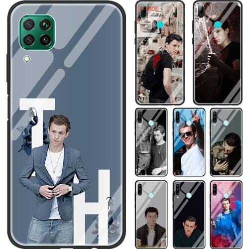Krajews Tom Holland Glass Phone Case for Huawei P30 P40 Pro P20 P10 Lite P Smart Z Y7 Y9 Y6 2019 for Honor 8X 20 9X Cover